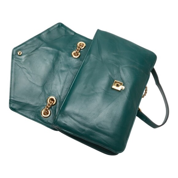 GUCCI Green Leather Shoulder Bag - Picture 6 of 16